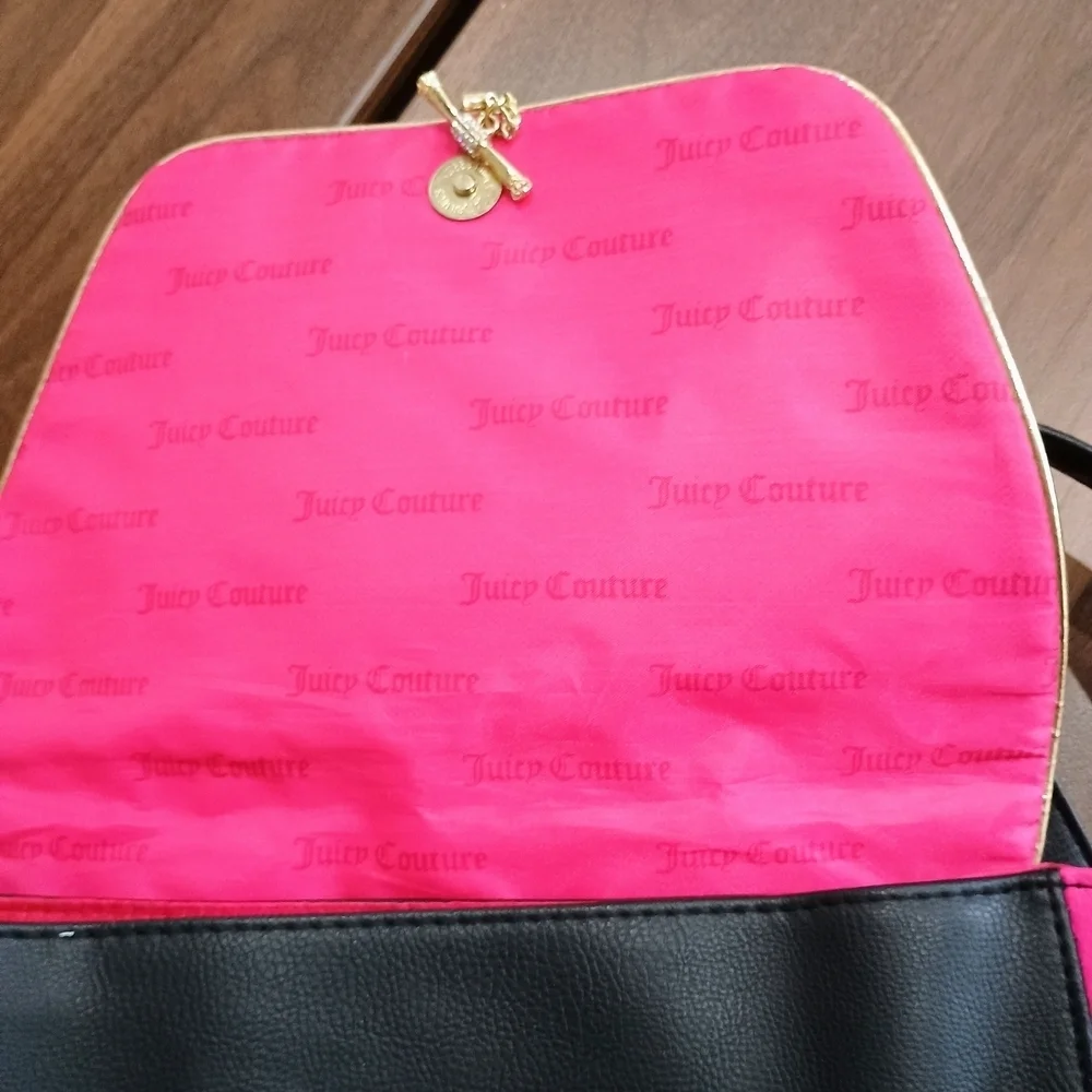Juicy Couture Black and Pink Backpack